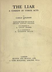 Cover of: The liar by Carlo Goldoni