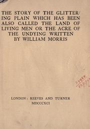 Cover of: The story of the Glittering Plain by William Morris, William Morris