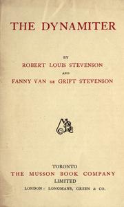 Cover of: The  dynamiter by Robert Louis Stevenson
