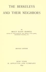 Cover of: The Berkeleys and their neighbors