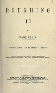 Cover of: Roughing it by Mark Twain