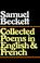 Cover of: Collected Poems in English and French
