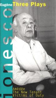 Cover of: Amedee and Other Plays: Amedee, The New Tenant and Victims of Duty (Ionesco, Eugene)