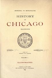 Cover of:  History of Chicago, Illinois by John Moses