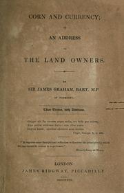 Cover of: Corn and currency: in an address to the land owners