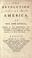 Cover of: Revolution of America