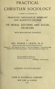 Cover of: Practical Christian sociology by Wilbur F. Crafts