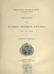 Cover of: Geology of the Eureka district, Nevada: with an atlas.