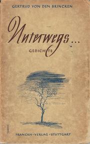 Cover of: Unterwegs: Gedichte