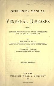 Cover of: The student's manual of venereal diseases by Hill, Berkeley.
