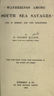 Cover of: Wanderings among South sea savages and in Borneo and the Philippines