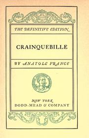 Cover of: Crainquebille by Anatole France