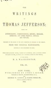 Cover of: Writings by Thomas Jefferson, Thomas Jefferson