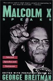 Cover of: Malcolm X Speaks: Selected Speeches and Statements