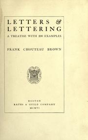 Cover of: Letters & lettering
