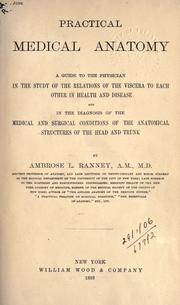 Cover of: Practical medical anatomy by Ambrose L. Ranney