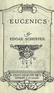 Cover of: Eugenics