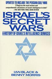 Cover of: Israel's Secret Wars by Ian Black, Benny Morris