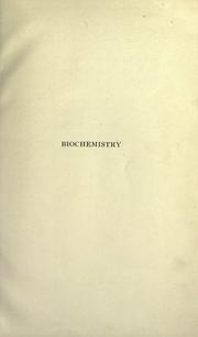 Cover of: Biochemistry by Moore, Benjamin