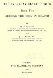 Cover of: Keeping the body in health