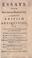 Cover of: Essays upon several subjects concerning British antiquities
