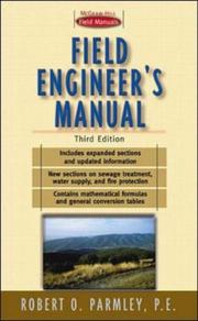 Cover of: Field engineer's manual