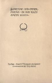 Cover of: Sometime, and other poems