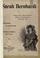 Cover of: Sarah Bernhardt