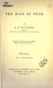 The maid of Sker by R. D. Blackmore