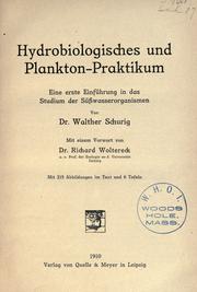 Cover of: Hydrobiologisches und Plankton-Praktikum. by Walther Schurig, Walther Schurig