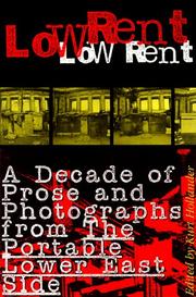 Cover of: Low rent