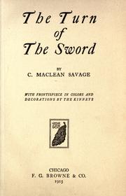 The turn of the sword by C. Maclean Savage