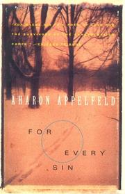 Cover of: For Every Sin (Appelfeld, Aharon)