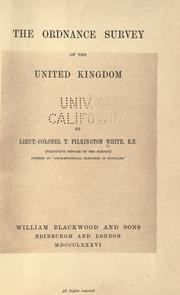 The Ordnance Survey of the United Kingdom by Thomas Pilkington White