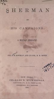 Cover of: Sherman and his campaigns: a military biography