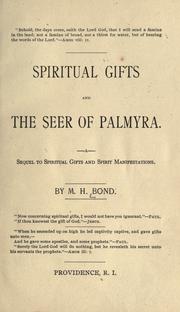 Cover of: Spiritual gifts by M. H. Bond