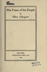 Cover of: The voice of the people. by Ellen Anderson Gholson Glasgow