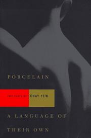 Cover of: Porcelain, and: A language of their own : two plays