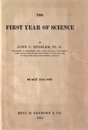 Cover of: The first year of science