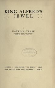 Cover of: King Alfred's jewel