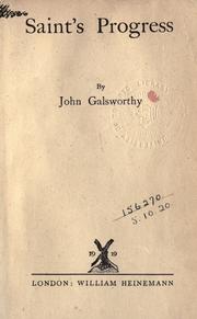 Cover of: Saint's progress. by John Galsworthy