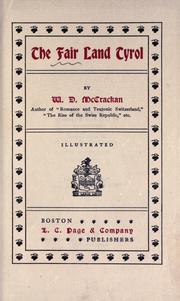 Cover of: The fair land Tyrol