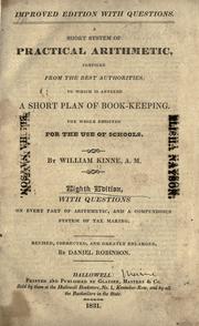 Cover of: A short system of practical arithmetic by William Kinne