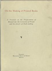 On the making of printed books by E. J. Hathaway