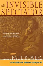 Cover of: An Invisible Spectator | Christopher Sawyer-Laucanno