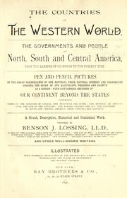 Cover of: The countries of the western world. by Benson John Lossing