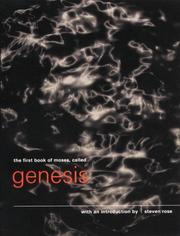Cover of: The first book of Moses, called Genesis | Grove Press