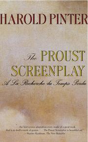 Cover of: The Proust Screenplay by Harold Pinter, Joseph Losey, Barbara Bray