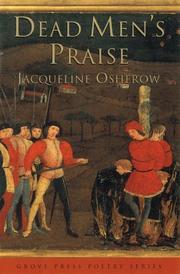 Cover of: Dead men's praise by Jacqueline Osherow
