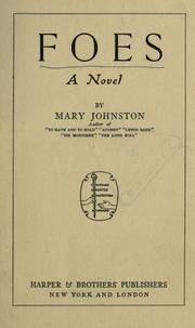 Cover of: Foes by Mary Johnston